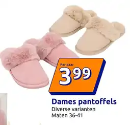 Action Dames Pantoffels aanbieding
