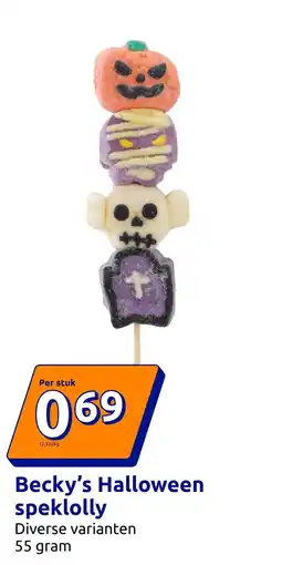 Action Becky's Halloween speklolly aanbieding