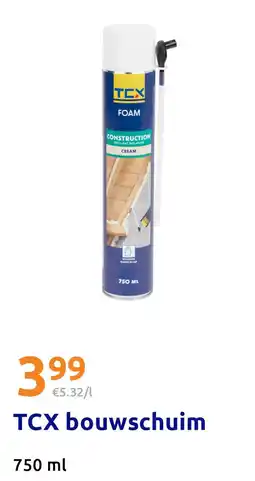 Action TCX bouwschuim aanbieding