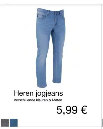 Kik Heren jogjeans aanbieding