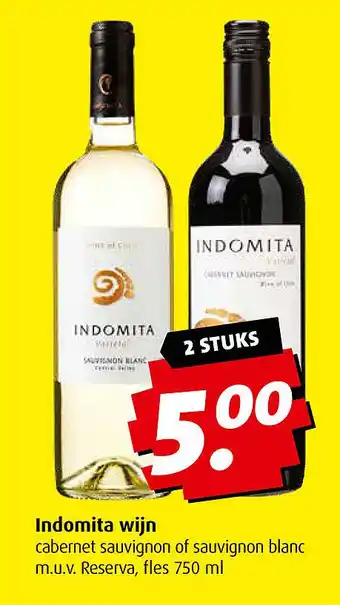 Boni Indomita wijn aanbieding