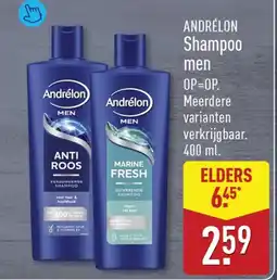 ALDI Andrélon Shampoo men aanbieding