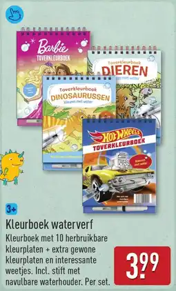 ALDI Kleurboek waterverf aanbieding