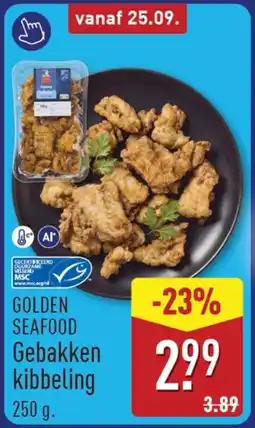ALDI Golden Seafood Gebakken kibbeling aanbieding