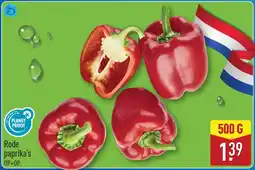 ALDI Rode paprika's aanbieding