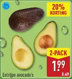ALDI Eetrijpe avocado's aanbieding