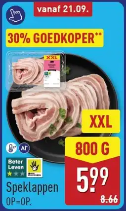 ALDI Speklappen aanbieding