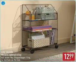 ALDI HOME CREATION Metalen opberg trolley aanbieding