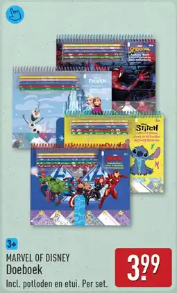 ALDI MARVEL OF DISNEY Doeboek aanbieding