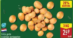 ALDI Extra grote kruiimige aardappelen aanbieding