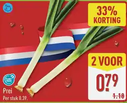 ALDI Prei aanbieding