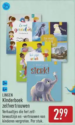 ALDI Kinderboek zelfvertrouwen aanbieding