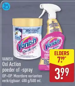 ALDI Vanish Oxi Action poeder of -spray aanbieding