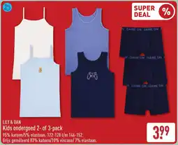 ALDI Kids ondergoed 2- of 3-pack aanbieding
