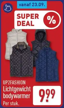 ALDI UP2FASHION Lichtgewicht bodywarmer aanbieding