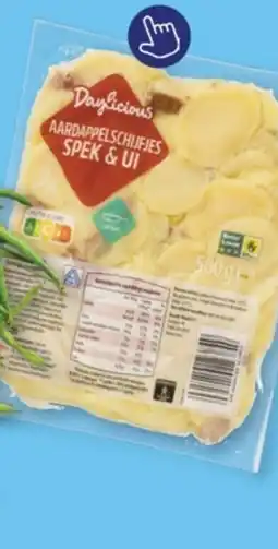 ALDI Daylicious Aardappelschijfjes Spek & Ui aanbieding