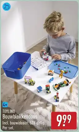 ALDI TOYLINO Bouwblokkenbox aanbieding