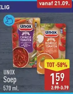 ALDI Unox Soep aanbieding