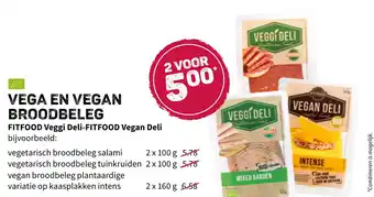 Ekoplaza Vega en vegan broodbeleg aanbieding