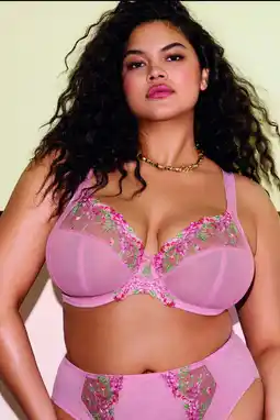 Wehkamp Elomi niet-voorgevormde plunge beugel-bh Aerith roze aanbieding