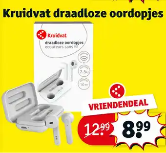 Kruidvat Kruidvat draadloze oordopjes aanbieding