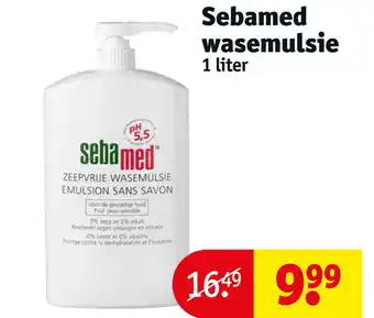 Kruidvat Sebamed wasemulsie aanbieding