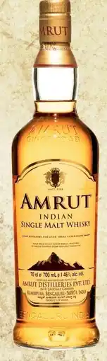 Mitra Amrut Indian Single Malt | 70 CL aanbieding