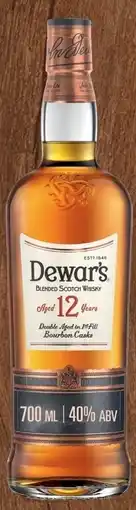 Mitra Dewar's 12 Yrs Blended Scotch | 70 CL aanbieding