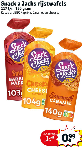 Kruidvat Snack a Jacks rijstwafels aanbieding