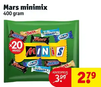 Kruidvat Mars minimix aanbieding