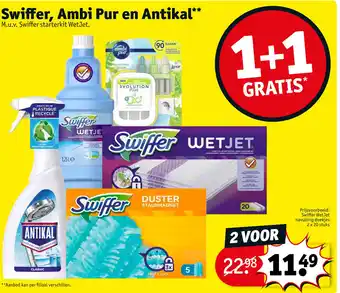 Kruidvat Swifjer, Ambi Pur jen Antikal** aanbieding