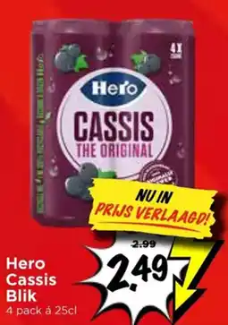 Vomar Voordeelmarkt Hero Cassis aanbieding