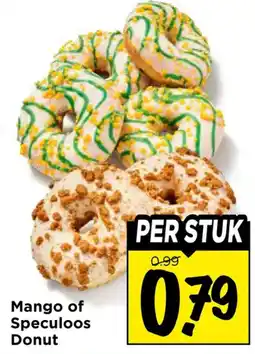 Vomar Voordeelmarkt Mango of Speculoos Donut aanbieding