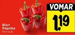 Vomar Voordeelmarkt Bio+ Paprika aanbieding