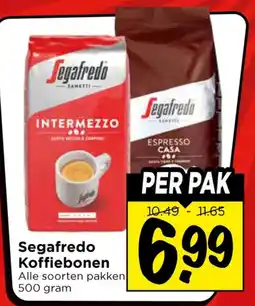 Vomar Voordeelmarkt Segafredo Koffiebonen aanbieding
