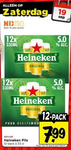 Vomar Voordeelmarkt Heineken Pils aanbieding