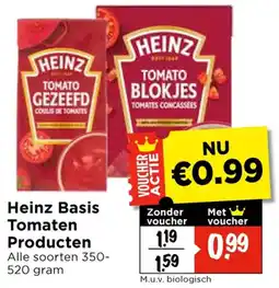 Vomar Voordeelmarkt Alle Heinz Tomaten Producten aanbieding