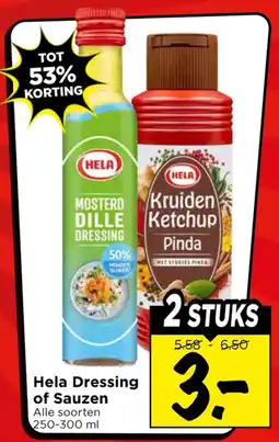 Vomar Voordeelmarkt Alle Hela Dressing of Sauzen aanbieding