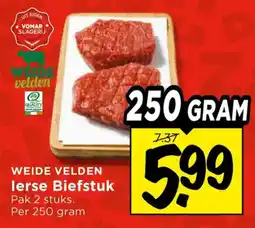 Vomar Voordeelmarkt Weide Velden Ierse Biefstuk aanbieding