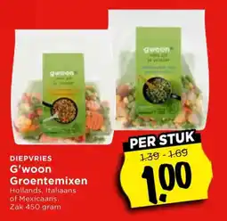 Vomar Voordeelmarkt G'woon Groentemixen aanbieding
