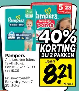 Vomar Voordeelmarkt Pampers aanbieding