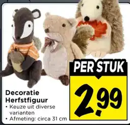 Vomar Voordeelmarkt Decoratie Herfstfiguur aanbieding