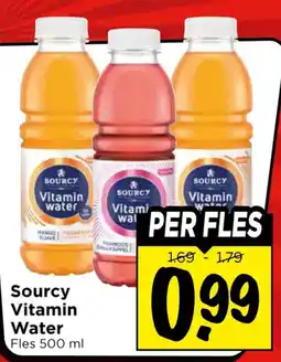 Vomar Voordeelmarkt Sourcy Vitamin Water aanbieding