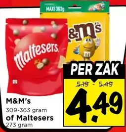 Vomar Voordeelmarkt M&M's aanbieding