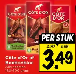 Vomar Voordeelmarkt Alle Côte d'Or of Bonbonbloc aanbieding