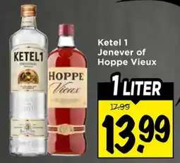Vomar Voordeelmarkt Ketel 1 Jenever of Hoppe Vieux aanbieding