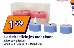 Action Led-theelichtjes met timer aanbieding