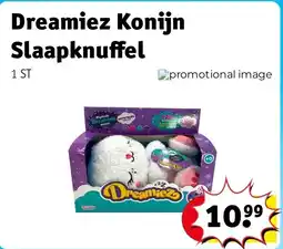 Kruidvat Dreamiez Konijn Slaapknuffel aanbieding