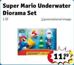 Kruidvat Super Mario Underwater Diorama Set aanbieding