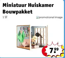 Kruidvat Miniatuur Huiskamer Bouwpakket aanbieding